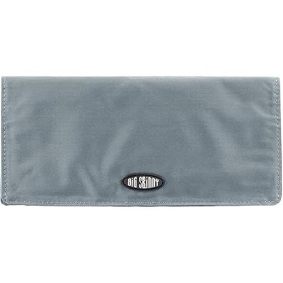 Big Skinny Women's Executive Bi-Fold Checkbook Slim Wallet, Holds Up to 40 Cards - Picture 4 of 4